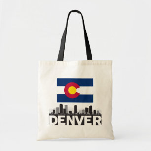 Tote Bag Horizon de drapeau de Denver le Colorado