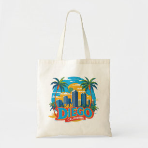Tote Bag Horizon de San Diego Californie – Art de paysage u