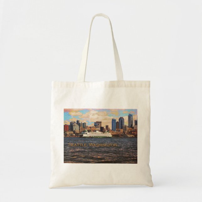 Tote Bag Horizon de Seattle (Devant)
