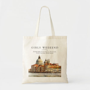 Tote Bag Horizon de Venise Aquarelle Week-end entre filles