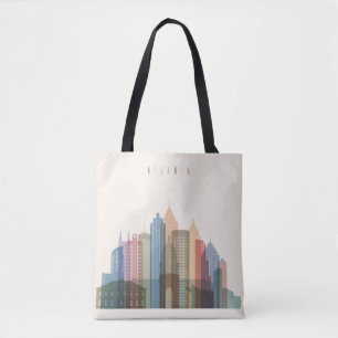 Tote Bag Horizon de ville d'Atlanta, la Géorgie