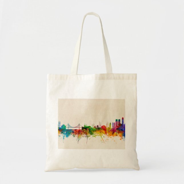 Tote Bag Horizon d'Istanbul Turquie (Devant)