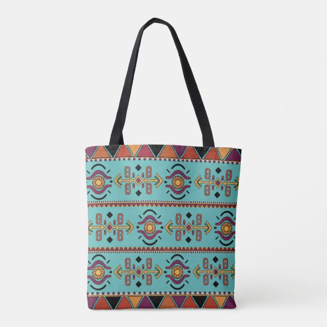 Tote Bag Horizon Turquoise (Dos)