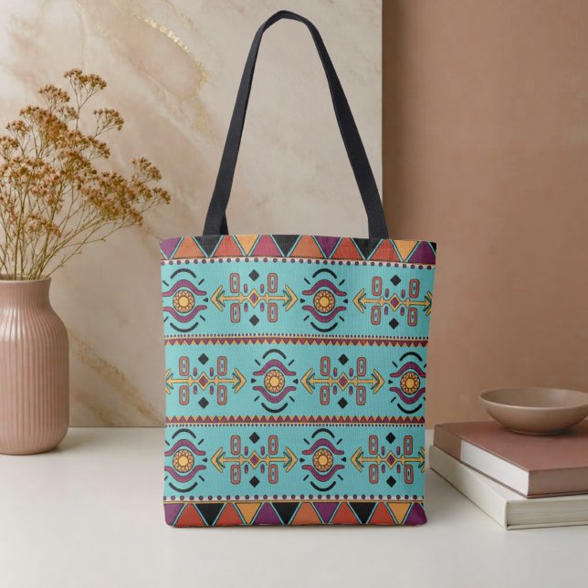 Tote Bag Horizon Turquoise (Créateur téléchargé)