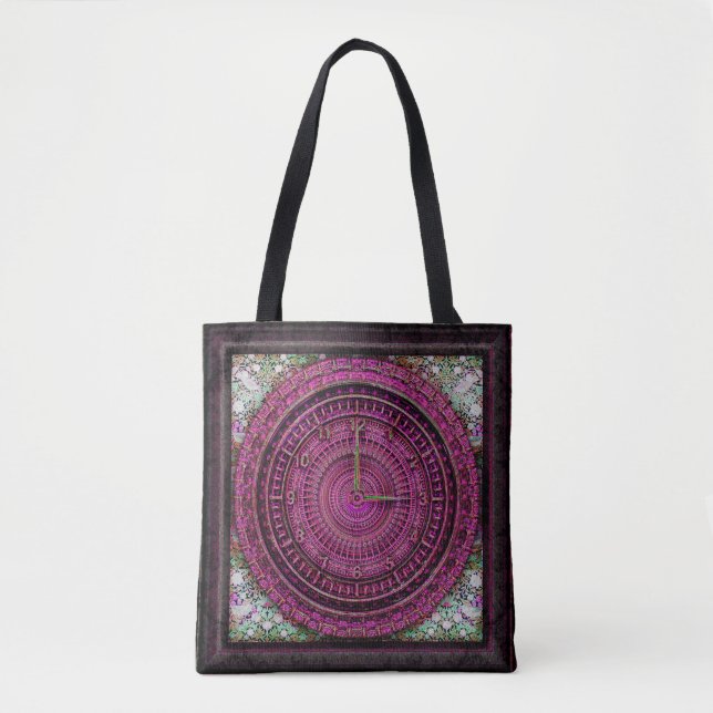 Tote Bag Horloge baroque victorienne (Devant)