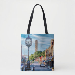 Tote Bag Horloge Dans Le Centre-Ville De Cape Girardeau