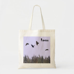 Tote Bag Horloge des ravens