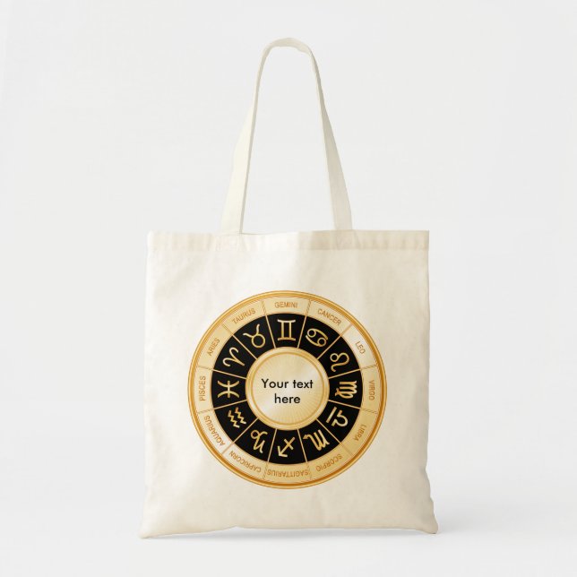 Tote Bag Horoscope Mandala (Devant)