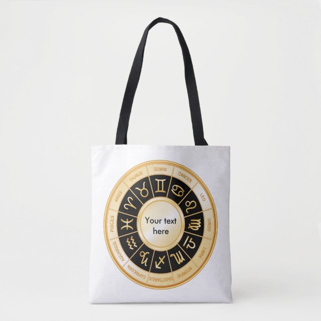 Tote Bag Horoscope Mandala (Devant)