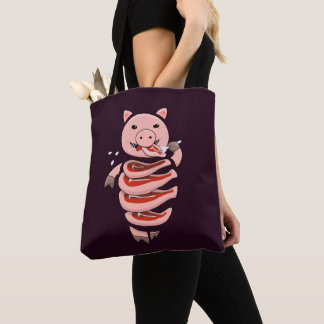 Tote Bag Horreur ironique déplaisante de porc