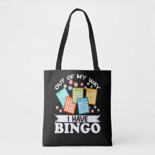Tote Bag Hors De Mon Chemin, J'Ai Bingo Funny Lucky Gamblin