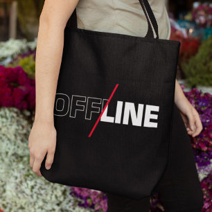 Tote Bag Hors ligne Humour de geek