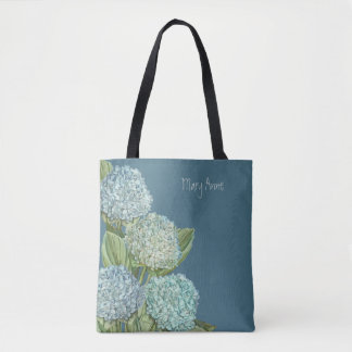 Tote Bag Hortensia Bleu