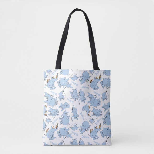 Tote Bag Horton Hears A Who Monkey Pattern (Devant)