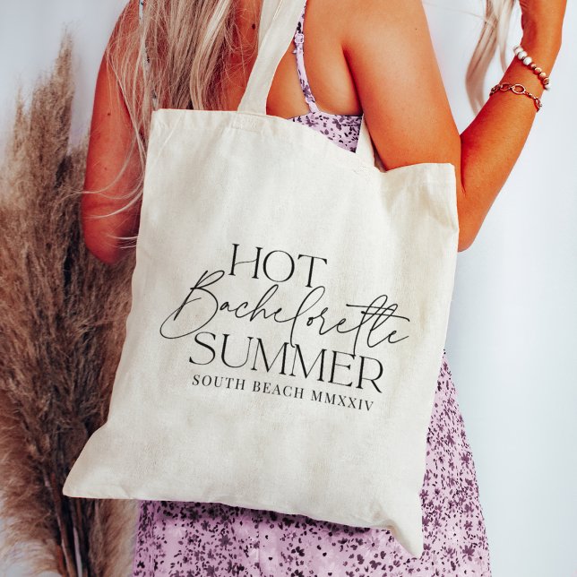 Tote Bag Hot Bachelorette été personnalisé Bachelorette fêt (Créateur téléchargé)