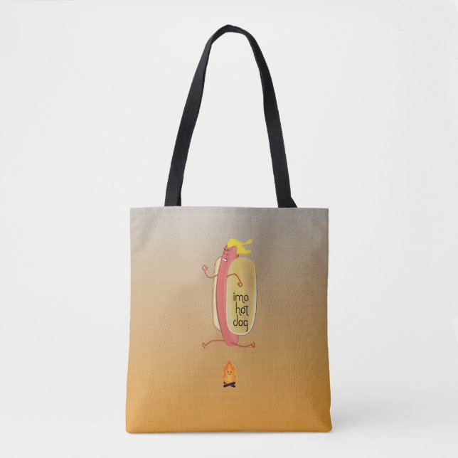Tote Bag Hot Dog Oe Devil (Devant)