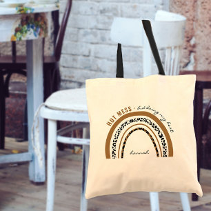 Tote Bag Hot Mess Faire Mon Meilleur Poster de animal Rainb
