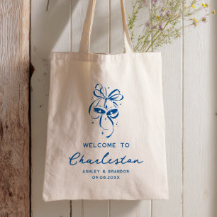 Tote Bag Hôtel French Blue Bells Mariage Bienvenue