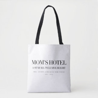 Tote Bag Hôtel personnalisé pour maman T de resort faux sur