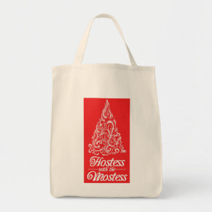 Tote Bag Hôtesse avec la maman unique de cadeau de Noël d