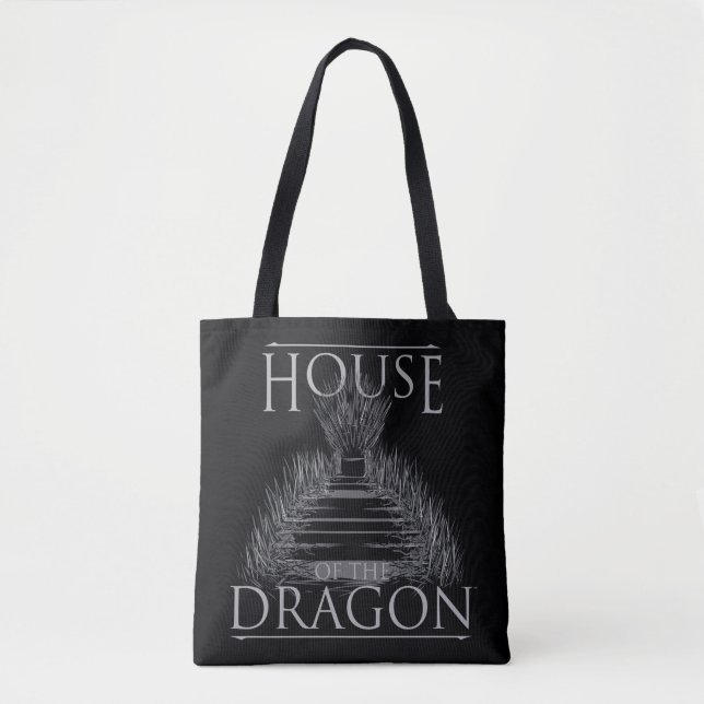 Tote Bag HOUSE of the Dragon | Iron Throne Graphic (Devant)