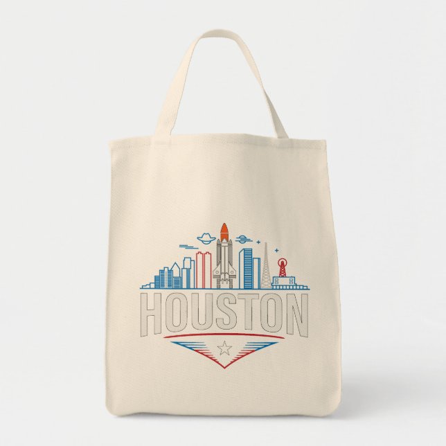 Tote Bag Houston Texas États-Unis d'Amérique (Devant)