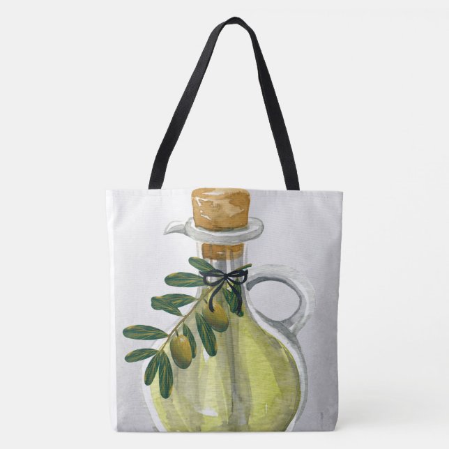Tote Bag Huile d'olive (Devant)