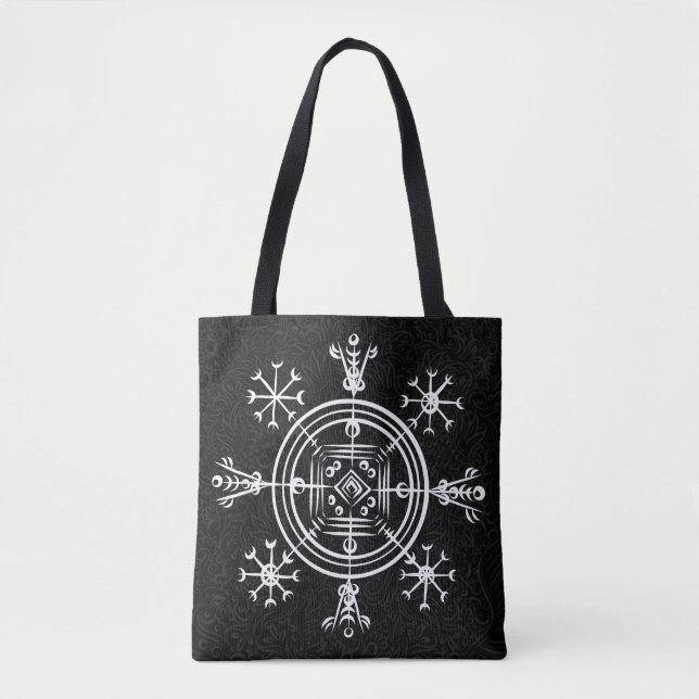 Tote Bag Hulinhjálmur - Norse Sigil d'Invisibilité (Devant)