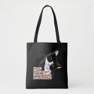 Tote Bag Humain ? Où es-tu ? Chat