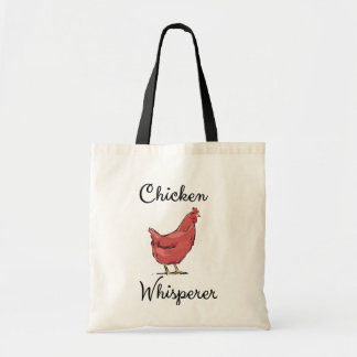 Tote Bag Humoristique drôle d'aquarelle de poule de