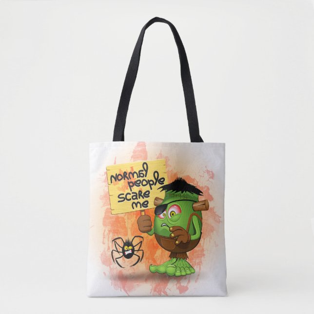Tote Bag Humorous Frankenstein (Devant)
