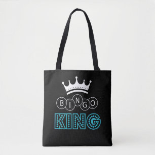 Tote Bag Humour de jeu de Bingo King Witty
