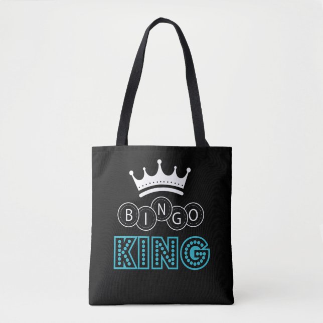 Tote Bag Humour de jeu de Bingo King Witty (Devant)