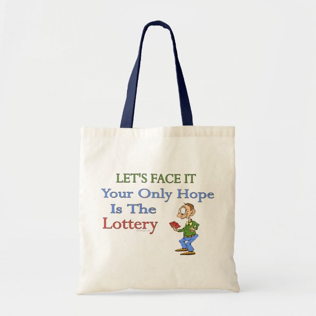 Tote Bag Humour de loterie (Devant)