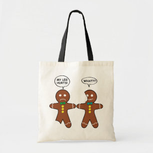 Tote Bag Humour de Noël des biscuits en pain d'épice