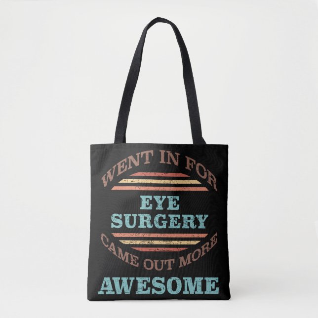 Tote Bag Humour de récupération de chirurgie oculaire (Devant)