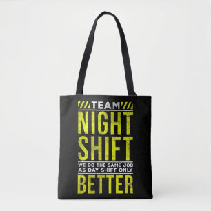 Tote Bag Humour de travail de nuit amusant