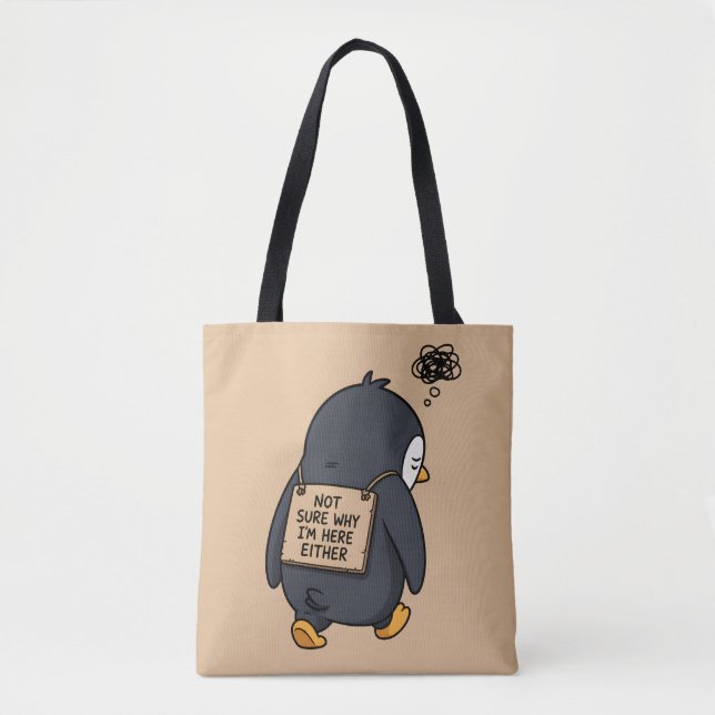 Tote Bag Humour d'introverti mignon (Devant)