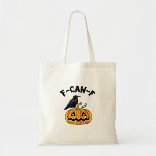 Tote Bag Humour gothique drôle de corbeau F-Caw-F essentiel