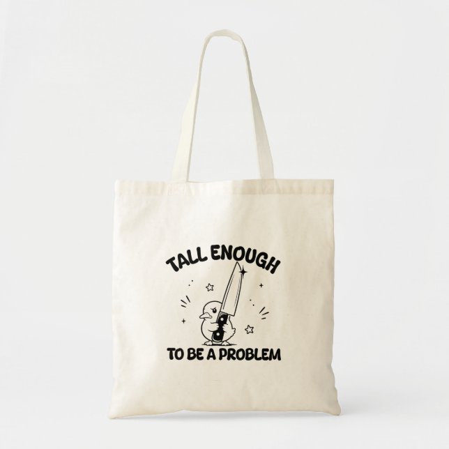 Tote Bag Humour Mème Drôle (Devant)