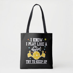 Tote Bag Humour sportif féminin de basket-ball