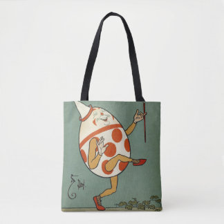Tote Bag Humpty Dumpty, Comptine de Mère l'Oye Vintage
