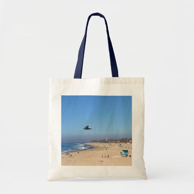 Tote Bag Huntington Beach, Californie (Devant)
