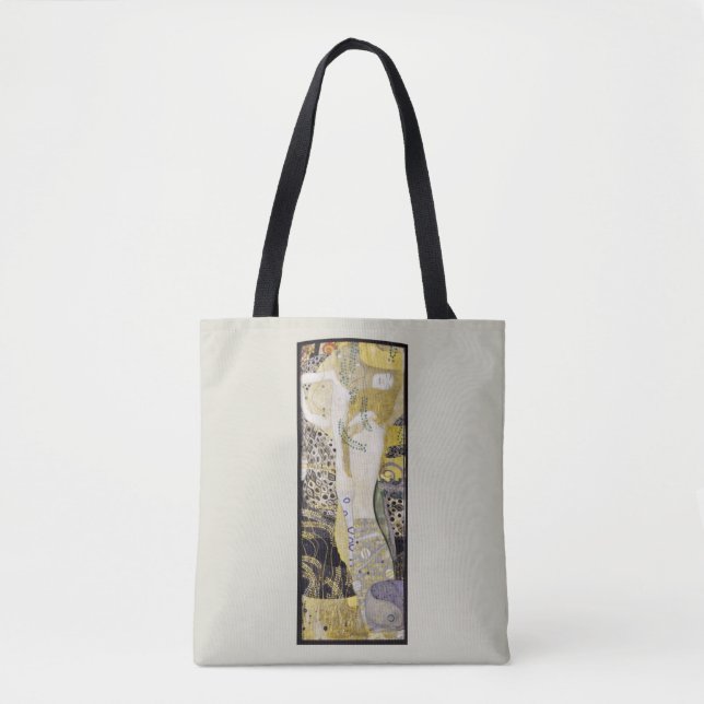 Tote Bag Hydra (alias Les Serpents d'eau I) de Gustav Klimt (Devant)