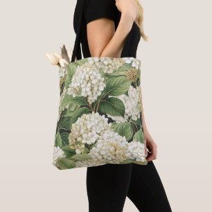 Tote Bag Hydrangea aquarelle florale Boho rétro fleurs