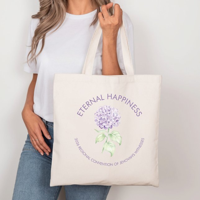 Tote Bag Hydrangea Bonheur Éternel Convention 2026  (Créateur téléchargé)