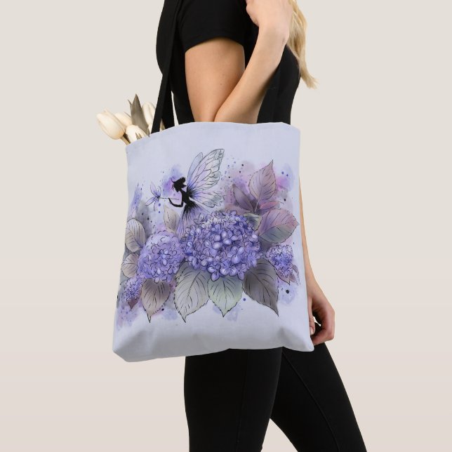 Tote Bag Hydrangea Fée (De près)