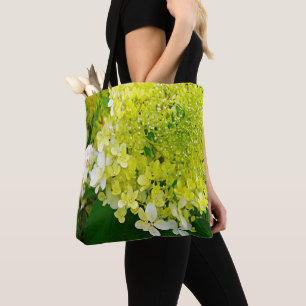 Tote Bag Hydrangea Limelight Vert Chartreuse Élégant