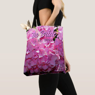 Tote Bag Hydrangeas élégantes roses romantiques florales