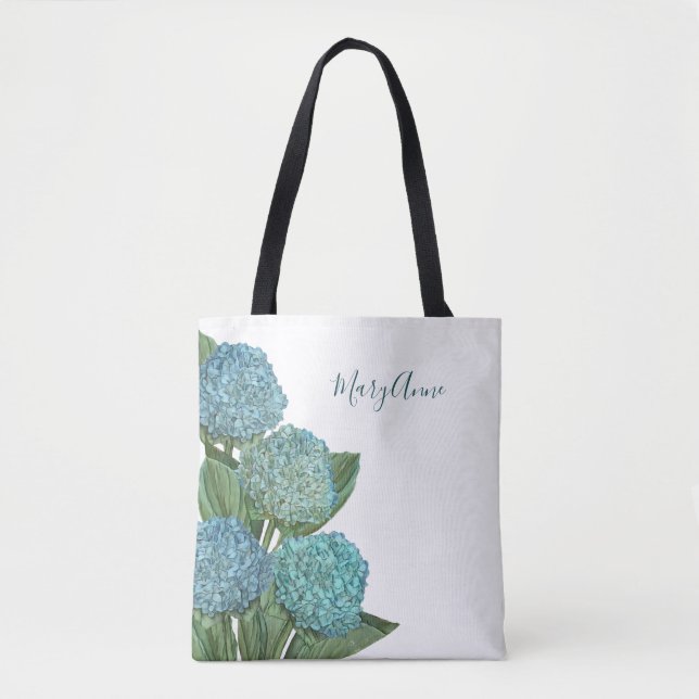 Tote Bag Hydrangée bleue (Devant)